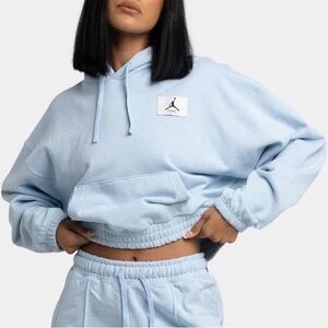 Jordan Essential Fleece Hoodie in Baby Blue